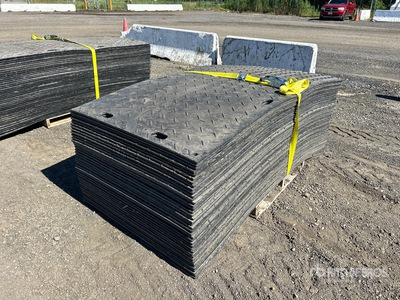 Quantity of (40) Irontread Mats 4 ft x 8 ft Ground Protection Mats