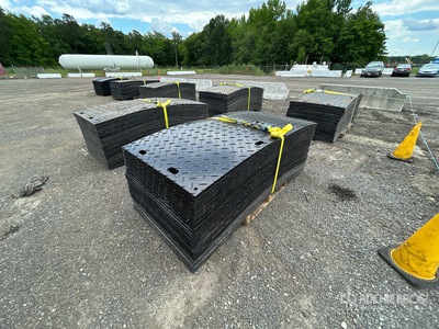 Quantity of (40) Irontread Mats 4 ft x 8 ft Ground Protection Mats