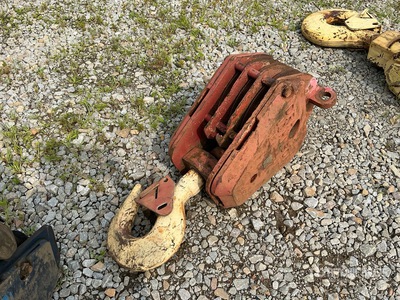 DRH Johnson 35 ton 3 Sheave Hook Block
