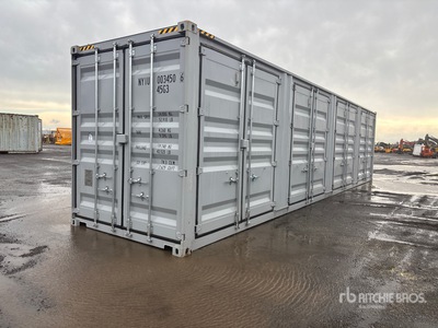 2025 40 ft High Cube Multi-Door Storage Container