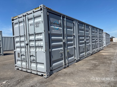 2025 40 ft High Cube Multi-Door Contenedor de almacenamiento