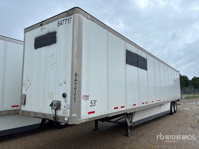 2018 Wabash DURAPLAT 53 ft x 102 in T/A Van Trailer