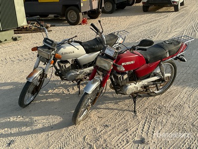 Suzuki AX 100 Quantity of (2) Motocross Bike
