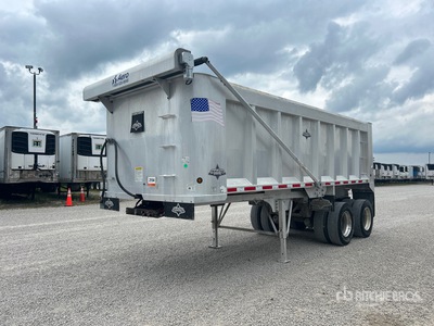 2018 Trailstar 22 ft T/A Aluminum Quarter Frame End Dump Trailer
