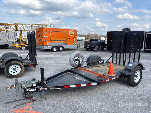 2020 MMDI 58RV10 8 ft S/A Equipment Trailer