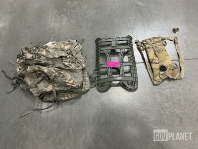 (32) Hydration System Carriers, (56) Frames & Assorted Items