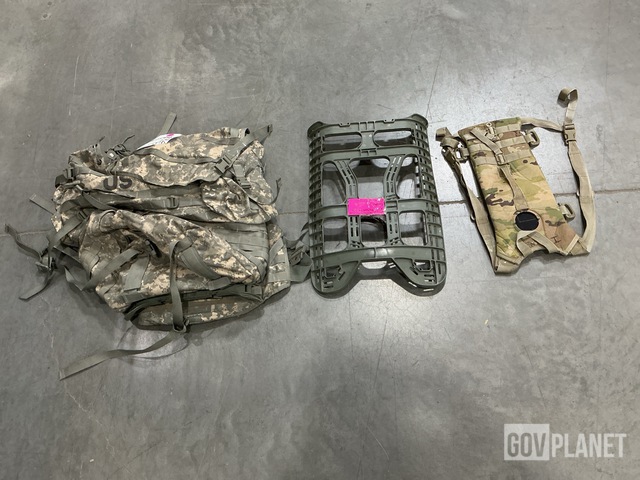 (32) Hydration System Carriers, (56) Frames & Assorted Items