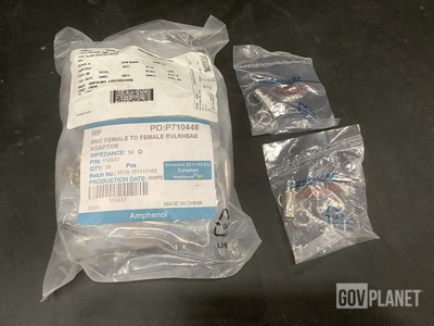 (1,920) Amphenol 112437 Bulkhead Adapters