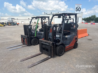 2015 Toyota 8FGCU20 Cushion Tire Forklift