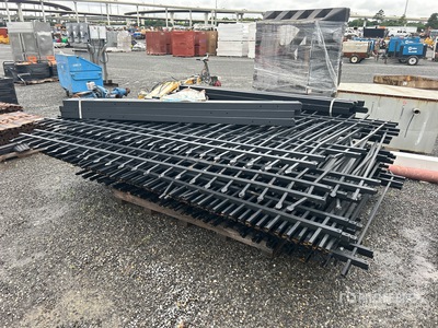 Quantity of 10 ft x 7 ft Powder Coated Fencing