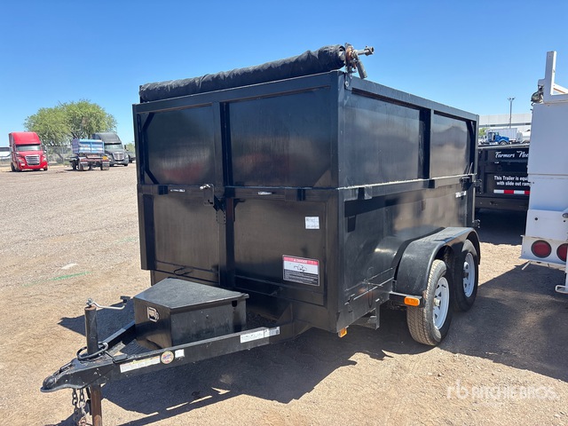 2022 Triple Crown D6X10LRD 10 ft T/A Dump Utility Trailer