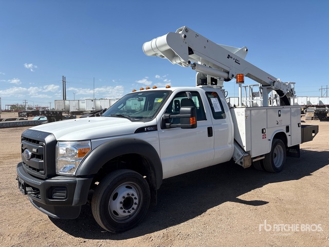 Dur-a-lift 36 ft on 2015 Ford F-550 XL 4x2 Extended Cab Cable Placer Bucket Truck