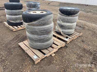 Quantity of (8) 245/75R17 Tires - Fits GMC 1 Ton