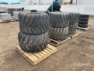 Quantity of (6) 42x25.00-20 Float Tires