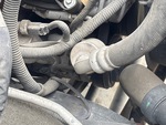 Engine with A/C Compressor