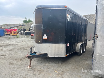 2008 Interstate manufacturing WD714 14 ft T/A Enclosed Trailer
