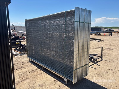 2026 GLCF1006 9 ft 4 in x 6 ft Chain Link Temporary Fencing (Unused)