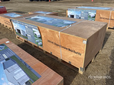 2026 36 ft x 40 ft Shipping Container Metal Roof Kit (Unused)