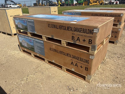 2026 26 ft x 42 ft All Vertical Metal Garage Storage Building (Unused)