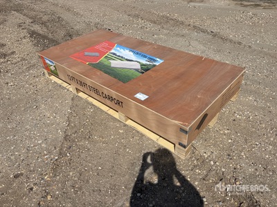 2026 12 ft x 20 ft Steel Abri d'Auto (Unused)