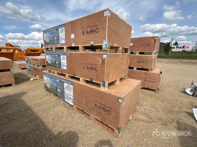 Quantity of Crates of 2026 AGR-MS3150 31 ft x 50 ft Metal Storage Building (Unused)