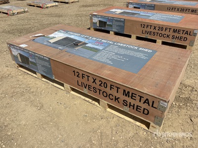 2026 AGR-LS1220 12 ft x 20 ft Metal Schuilplaats voor vee (Unused)