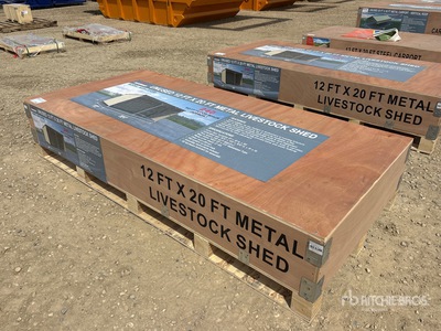 2026 AGR-LS1220 12 ft x 20 ft Metal Schuilplaats voor vee (Unused)