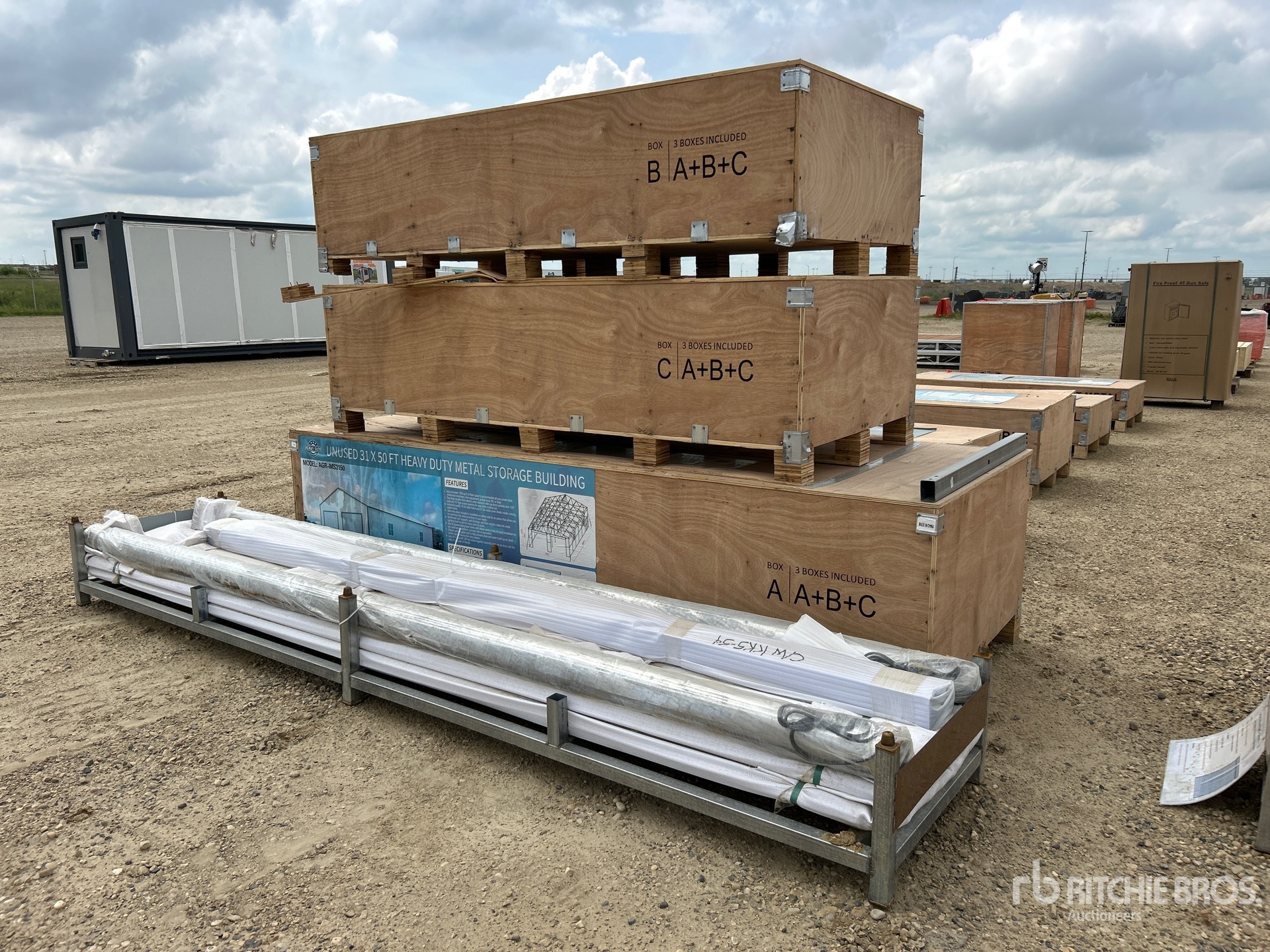 2026 AGR-MS3150 31 ft x 50 ft Metal Storage Building (Unused)