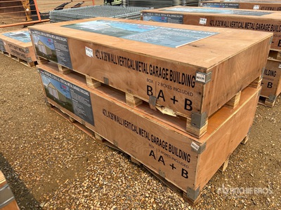 2026 AGR-MS2642 26 ft x 42 ft All Vertical Metal Garage Lagerhaus (Unused)