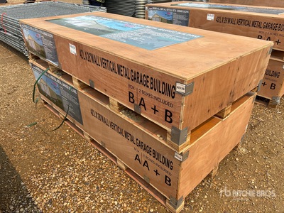 2026 AGR-MS2642 26 ft x 42 ft All Vertical Metal Garage Lagerhaus (Unused)