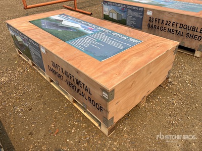 2026 AGR-MC2040 20 ft x 40 ft Steel Carport (Unused)