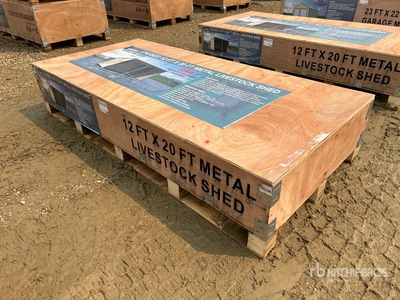 2026 AGR-LS1220 12 ft x 20 ft Metal مأوى الماشية (Unused)