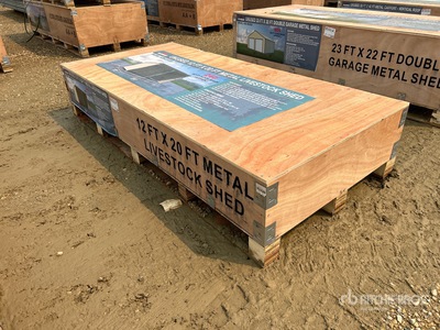 2026 AGR-LS1220 12 ft x 20 ft Metal مأوى الماشية (Unused)