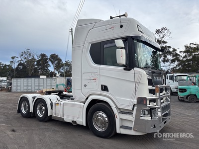 2019 Scania R650 6x4 3- Achs Sattelzugmaschine mit Schlafkabine