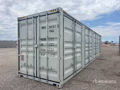 2026 40 ft High Cube Multi-Door Storage Container