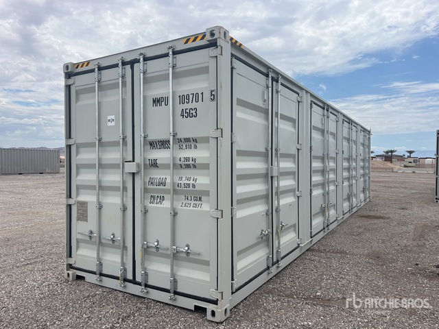 2026 40 ft High Cube Multi-Door Storage Container