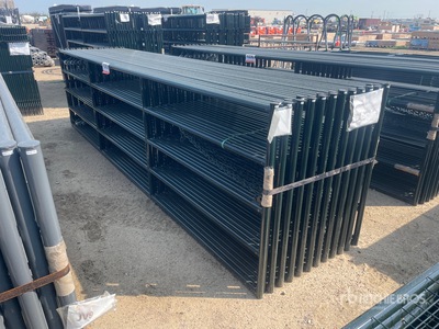 Quantity of (24) 2026 BYT MRG16 15 ft 4 in x 4 ft Steel Livestock Gate (Unused)