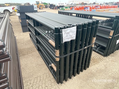 Quantity of (16) 2026 BYT MRG100 9 ft 6 in x 4 ft Steel Magnum Ranch Livestock Gate (Unused)