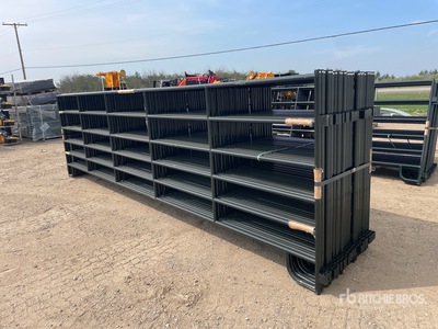 Quantity of (20) 2026 BYT PNL200 20 ft 5'6'' high 6rail Livestock Panel (Unused)