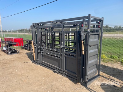 2025 BYT CC003 10 ft 7 in x 3 ft, Upgraded Stockman Squeeze Chute (Unused)