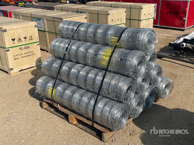 Quantity of (10) 2025 BYT FFC762 330 ft x 4 ft Galvanized Ogrodzenie (Unused)