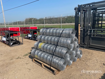 Quantity of (10) 2025 BYT FFC762 330 ft x 4 ft Galvanized Ogrodzenie (Unused)