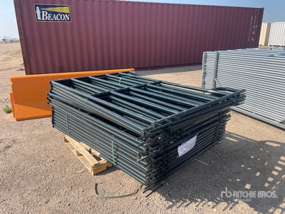Quantity of (18) 2026 BYT PNL706 7 ft 4 in 5' ft high,6rail Livestock Panel (Unused)