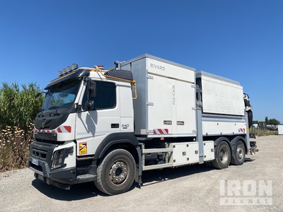 2018 Rivard Exvac SE 07 on 2018 Volvo FM540 6x2 Camion pelleteuse sous vide