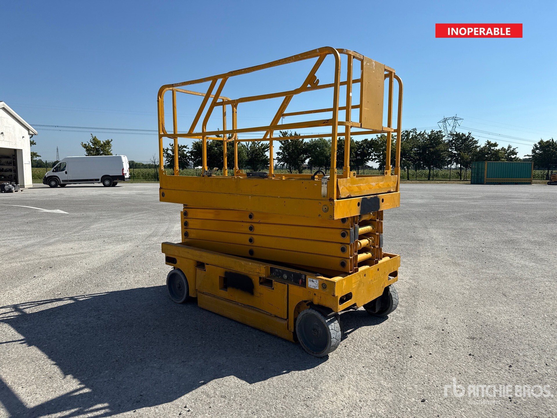 2009 Haulotte Compact12 Electric Scissor Lift (Inoperable)