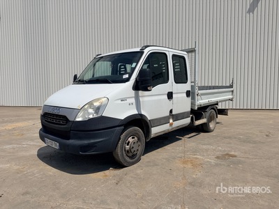 2013 Iveco Daily 35C11 Crew Cab Camion Benne Kipper-Lkw