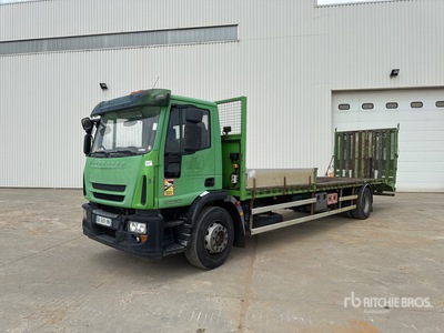 2009 Iveco Eurocargo 190EL 28 4x2 Camion Porte Engin Flatbed Truck