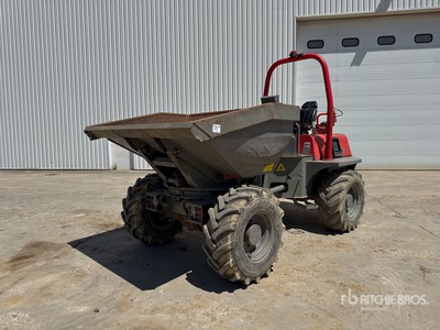 2018 Ausa D600 APG 6.32 t 4x4 Swivel Motobasculeur Swivel Dumper