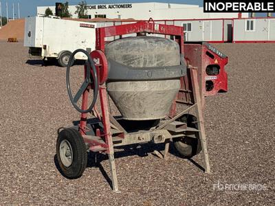 Altrad Betonniere 1 Essieu S/A Portable Concrete Mixer (Inoperable)