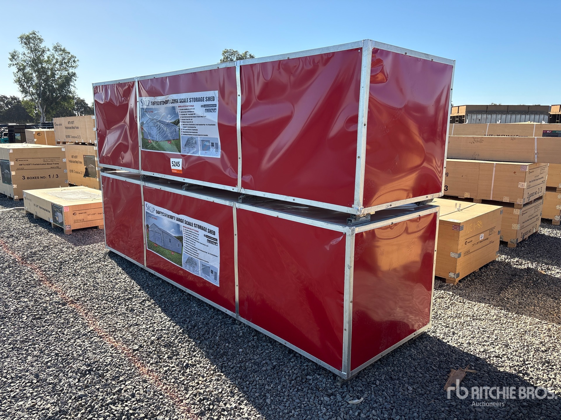 2026 SKLP SK-S5030 50 ft x 31 ft x 18 ft Storage Shed (Unused)